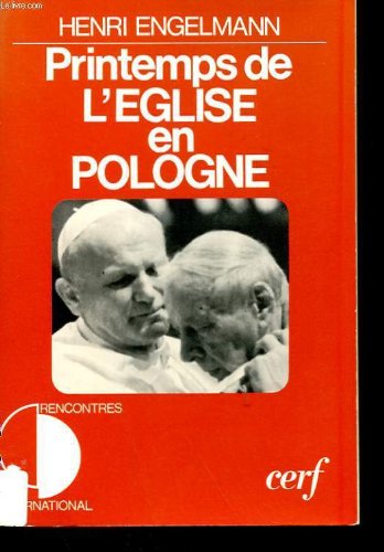 Beispielbild fr Printemps de l'glise en Pologne zum Verkauf von Librairie Th  la page
