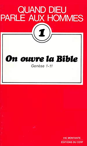 Beispielbild fr On ouvre la bible qdph1 032197 zum Verkauf von Ammareal