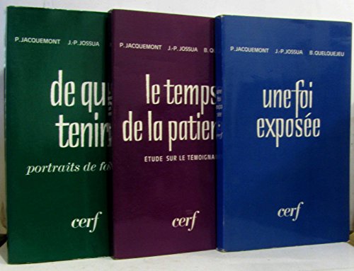 Beispielbild fr De qui tenir.Portraits de famille (French Edition) zum Verkauf von Zubal-Books, Since 1961