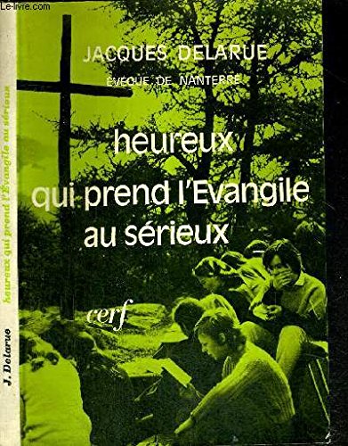Immagine stock per HEUREUX QUI PREND L'EVANGILE AU SERIEUX