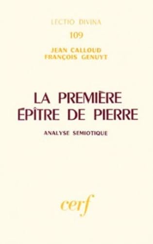 Immagine stock per La Premiere Epitre De Pierre. Analyse Semiotique