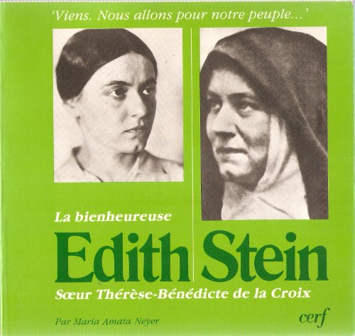 Beispielbild fr La Bienheureuse Edith Stein zum Verkauf von Ammareal
