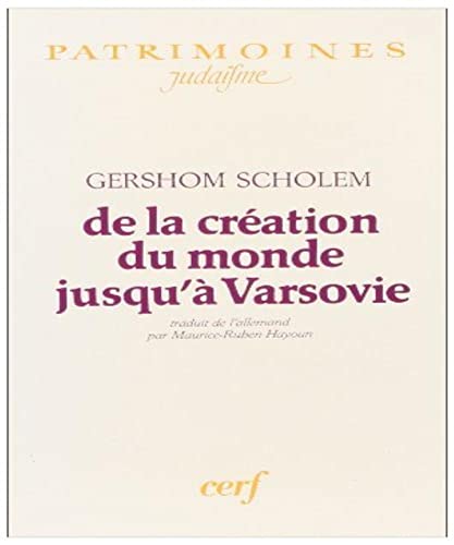 9782204040853: De la cration du monde jusqu' Varsovie