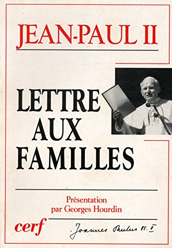Stock image for Lettre aux familles for sale by Ammareal