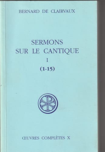 9782204053501: Oeuvres compltes / Bernard de Clairvaux Tome 10: Sermons 1-15