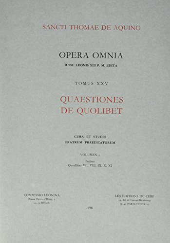 9782204054508: Quaestiones de quolibet - tome 25 (25)