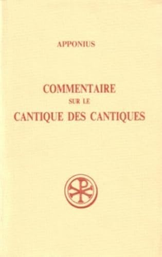 Beispielbild fr COMMENTAIRE SUR LE CANTIQUE DES CANTIQUES - TOME 1 zum Verkauf von Gallix