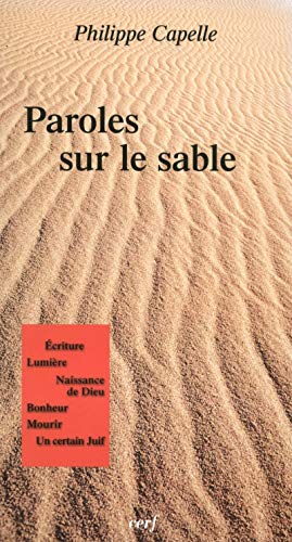 Beispielbild fr Paroles sur le sable zum Verkauf von Gallix