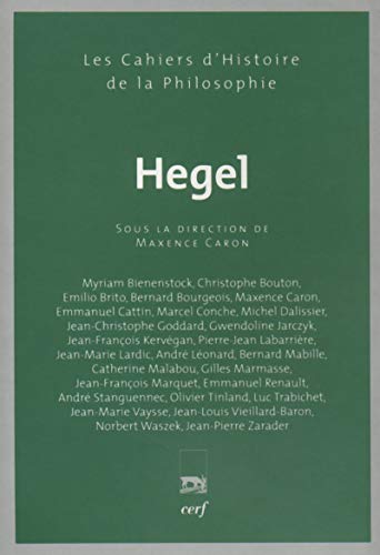 Beispielbild fr Hegel zum Verkauf von RECYCLIVRE