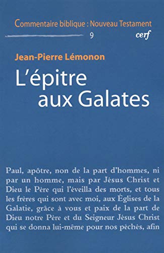 Stock image for L'ptre aux Galates for sale by Gallix