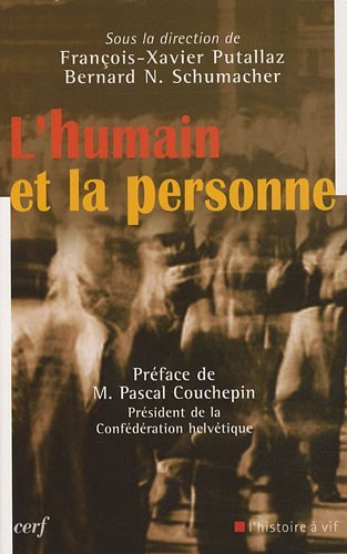 Beispielbild fr L'humain Et La Personne zum Verkauf von RECYCLIVRE