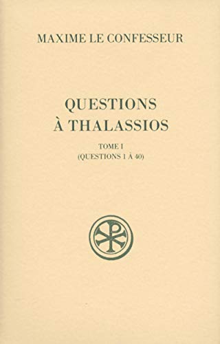 Beispielbild fr Questions  Thalassios : Tome 1 (questions 1  40) zum Verkauf von Revaluation Books