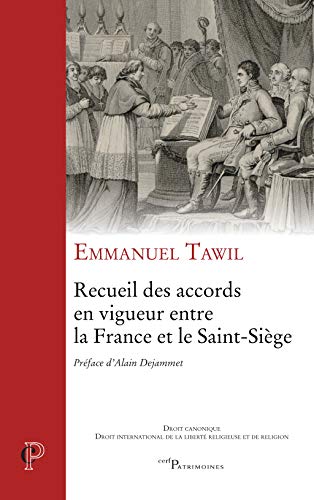 Beispielbild fr RECUEIL DES ACCORDS EN VIGUEUR ENTRE LA FRANCE ETLE SAINT-SIGE zum Verkauf von Librairie Th  la page