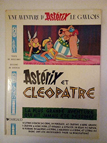 Stock image for Astrix et Cleopatre: La plus grande aventure qui ait jamais t dessine (French Edition) for sale by Jenson Books Inc