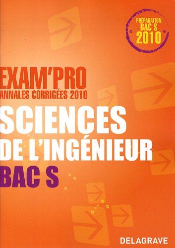 9782206014906: Sciences de l'ingnieur Bac S: Annales corriges