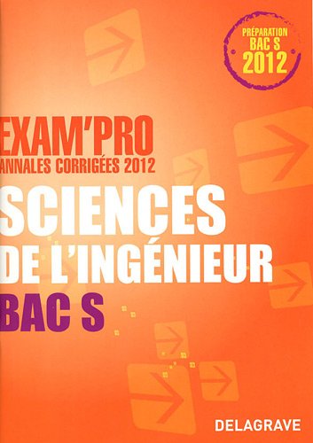 Beispielbild fr Sciences de l'ingnieur BAC S zum Verkauf von Ammareal