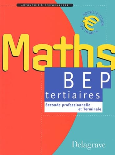 Stock image for Maths BEP tertiaires for sale by Ammareal