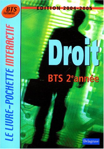 Beispielbild fr Droit BTS Tertiaire 2e anne zum Verkauf von Ammareal