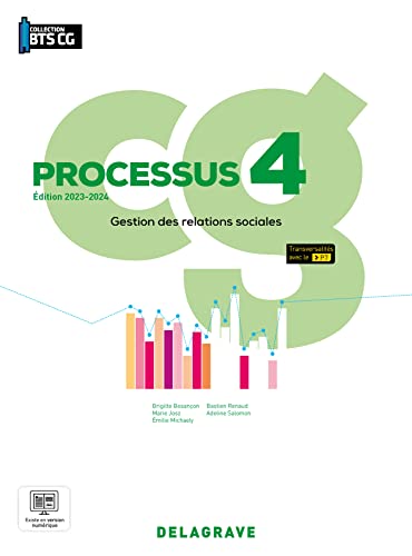 Stock image for Processus 4 - Gestion des relations sociales BTS Comptabilit Gestion (CG) (2023) - Pochette lve for sale by Buchpark