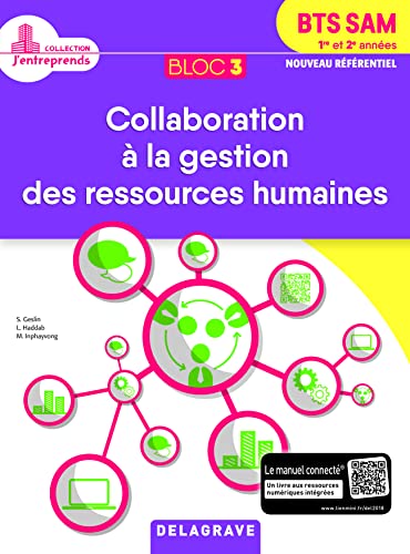 Beispielbild fr Bloc 3 - Collaboration  la gestion des ressources humaines BTS SAM 1re & 2e anne : Pochette lve zum Verkauf von medimops