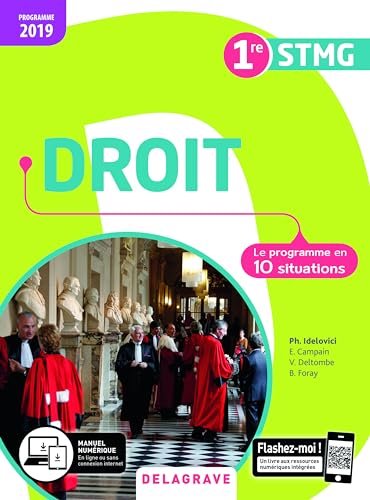 9782206305523: Droit 1re STMG (2019) - Pochette lve