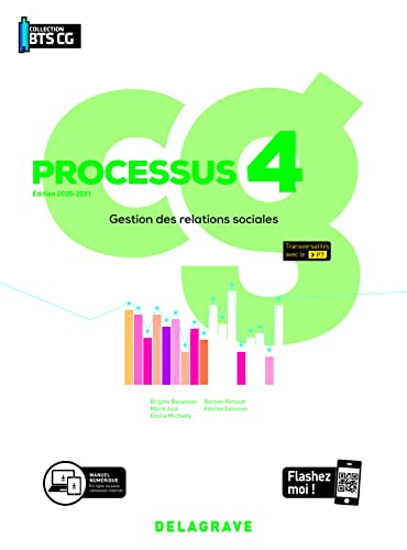 Stock image for Processus 4 - Gestion des relations sociales BTS Comptabilit Gestion CG : Pochette lve for sale by medimops