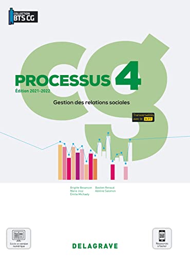 Beispielbild fr Processus 4 - Gestion des relations sociales BTS Comptabilit Gestion (CG) (2021) - Pochette lve zum Verkauf von Ammareal