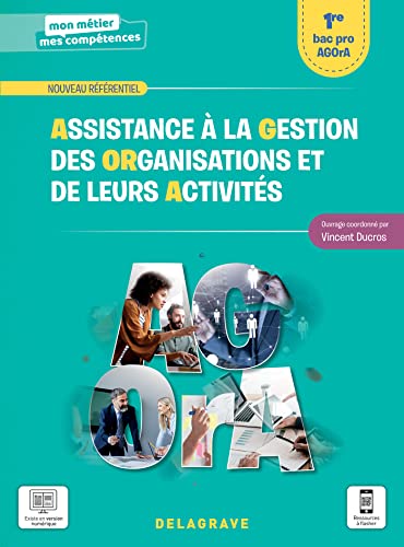 9782206308883: Assistance  la gestion des organisations et de leurs activits 1re Bac Pro (2021) - Pochette lve