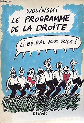 Le programme de la droite