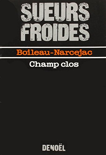 Imagen de archivo de Sueurs froides a la venta por A TOUT LIVRE