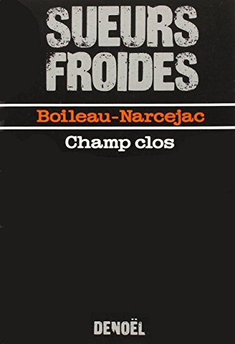 Stock image for Sueurs froides for sale by A TOUT LIVRE