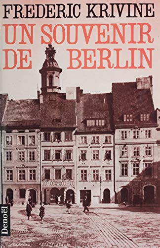 Imagen de archivo de Un souvenir de berlin / roman a la venta por medimops