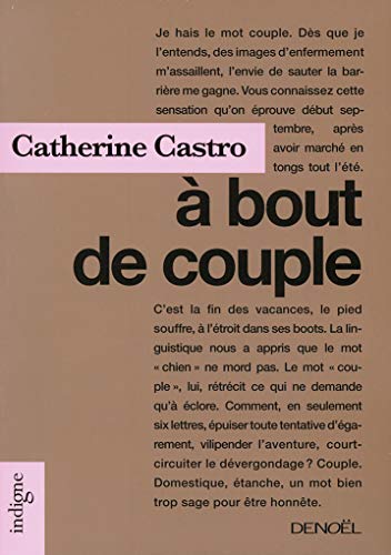 Beispielbild fr  bout de couple [Poche] Castro,Catherine zum Verkauf von BIBLIO-NET