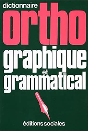 -Ortho Vert, Dictionnaire orthographique et grammatical