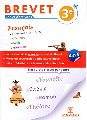 Beispielbild fr Franais Brevet 3e : Cahier d'activits - VERSION CORRIGE RSERVE AUX ENSEIGNANTS zum Verkauf von medimops