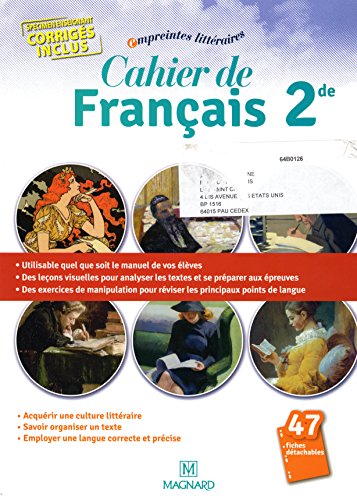 Stock image for Cahier de franais 2e - SPCIMEN ENSEIGNANT - CORRIGS INCLUS for sale by Ammareal