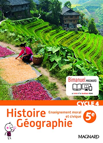 Imagen de archivo de Histoire gographie, enseignement moral et civique 5e - Nouveau programme 2016 a la venta por LeLivreVert