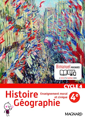 Beispielbild fr Histoire Gographie EMC 4e lve bimanuel (Histoire/go/duc civ collge) (French Edition) zum Verkauf von Gallix