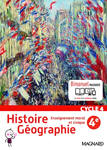 Stock image for Histoire Gographie EMC 4e lve bimanuel (Histoire/go/duc civ collge) (French Edition) for sale by Gallix