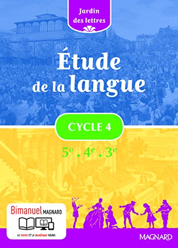 9782210107410: Etude de la langue Cycle 4 5e 4e 3e Jardin des lettres: Bimanuel Magnard : le manuel papier + la licence numrique Elve incluse.