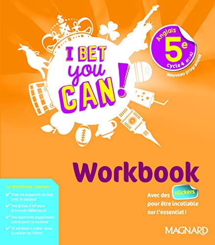 Imagen de archivo de Anglais 5e I bet you can! : Workbook a la venta por medimops