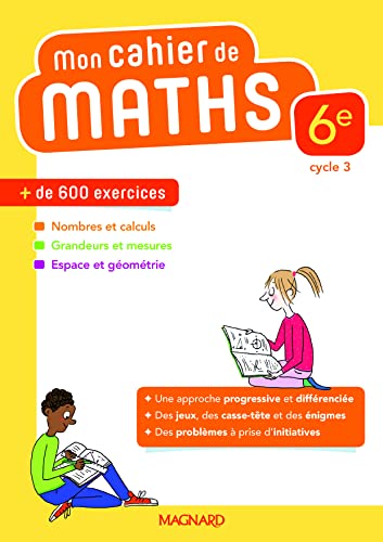 Beispielbild fr Mon cahier de maths 6e (2018) (2018) zum Verkauf von Ammareal