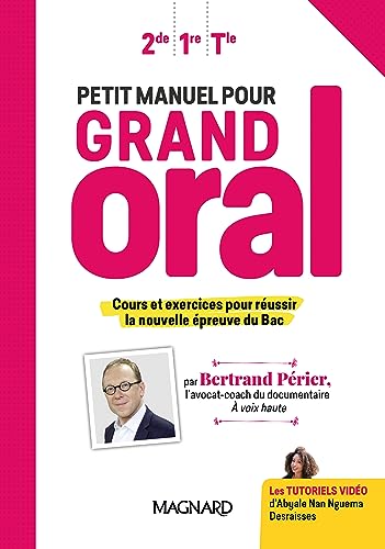 Imagen de archivo de Petit manuel pour Grand Oral (2019) - Manuel lve a la venta por Ammareal