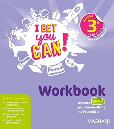 Imagen de archivo de I Bet You Can! Anglais 3e (2020) - Workbook a la venta por Ammareal