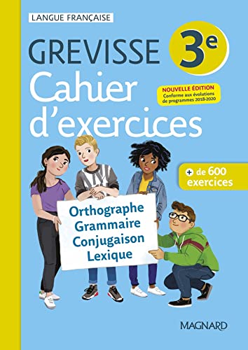 Imagen de archivo de Cahier Grevisse - Franais - 3e - Edition 2021 a la venta por Ammareal