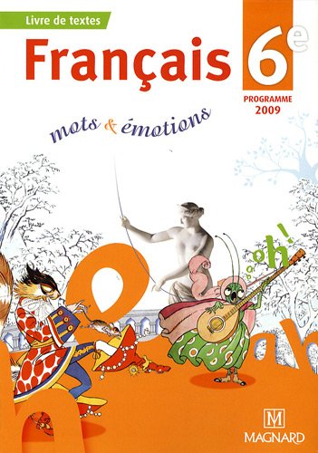 Beispielbild fr Franais 6e mots & motions : Programme 2009 zum Verkauf von Ammareal