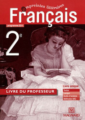 Stock image for Franais 2nd : Programme 2008, livre du professeur for sale by medimops