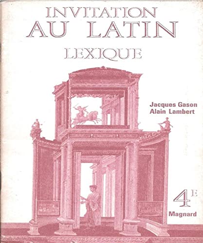 9782210474925: Invitation au latin: Lexique 4e