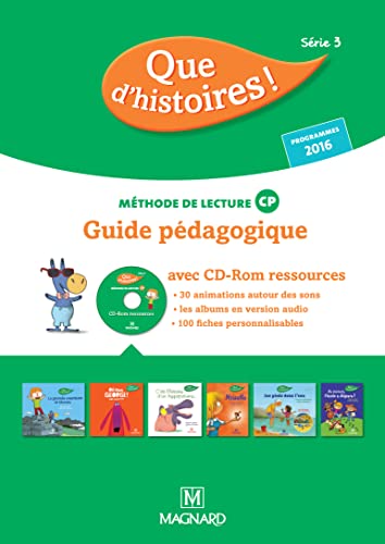 9782210501898: Que d'histoires ! CP Srie 3 (2016) - Guide pdagogique avec CD-Rom