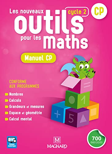 Beispielbild fr Les Nouveaux Outils pour les Maths CP (2018) - Manuel de l'lve [Broch] Besset, Natacha; Culoma, Isabelle; Frey-Tournier, Marie-Laure; Guerin, Laurence; Poussard, Franoise; Reale-Bruyat, Franoise; Modeste, Caroline et Gros, Patrice zum Verkauf von BIBLIO-NET